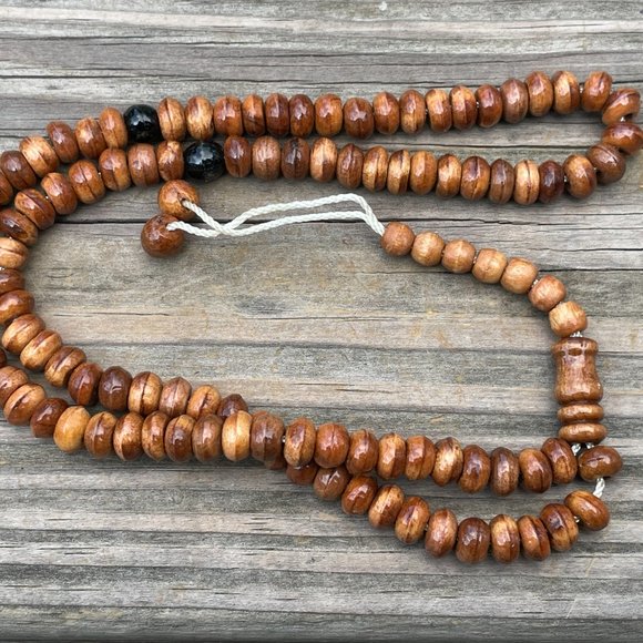 Handmade Pray Beads Brown Real Wood Muslim Namaz S - Picture 8 of 9